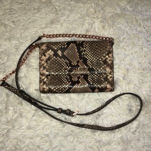 Snake skin printed leather Micheal Kors purse